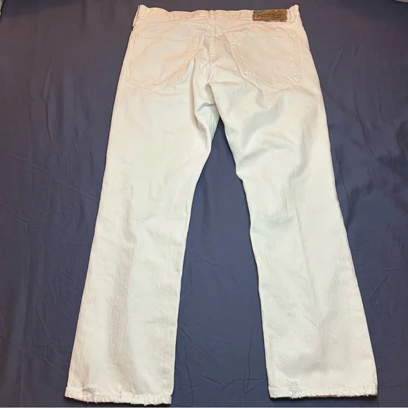 Denim & Supply Ralph Lauren Men's Off-White Bootcut Jeans - Picture 2 of 12